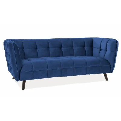 Sofa CASTELLO 3 VELVET blue